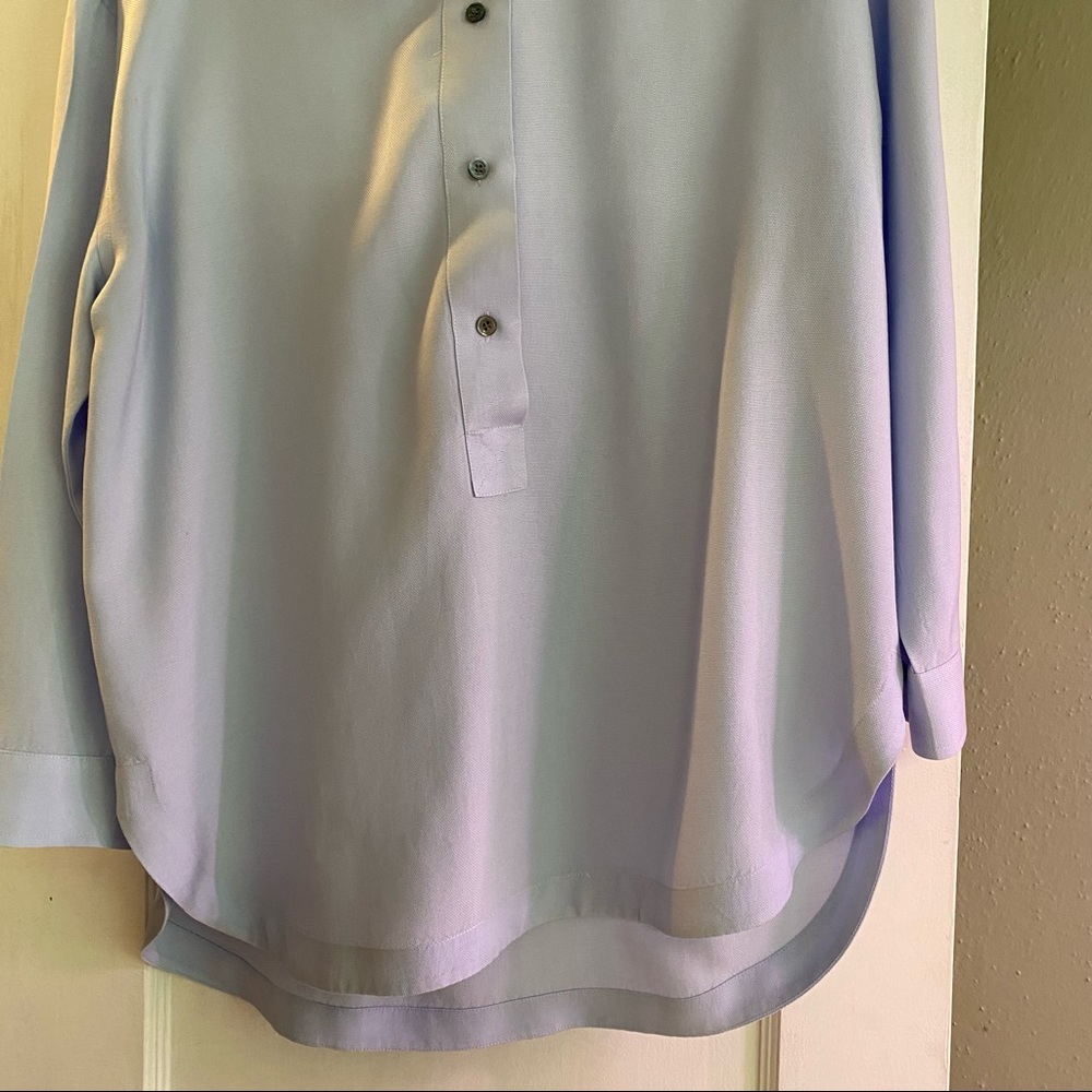 J Crew Tunic Half Button Down Size M - image 8